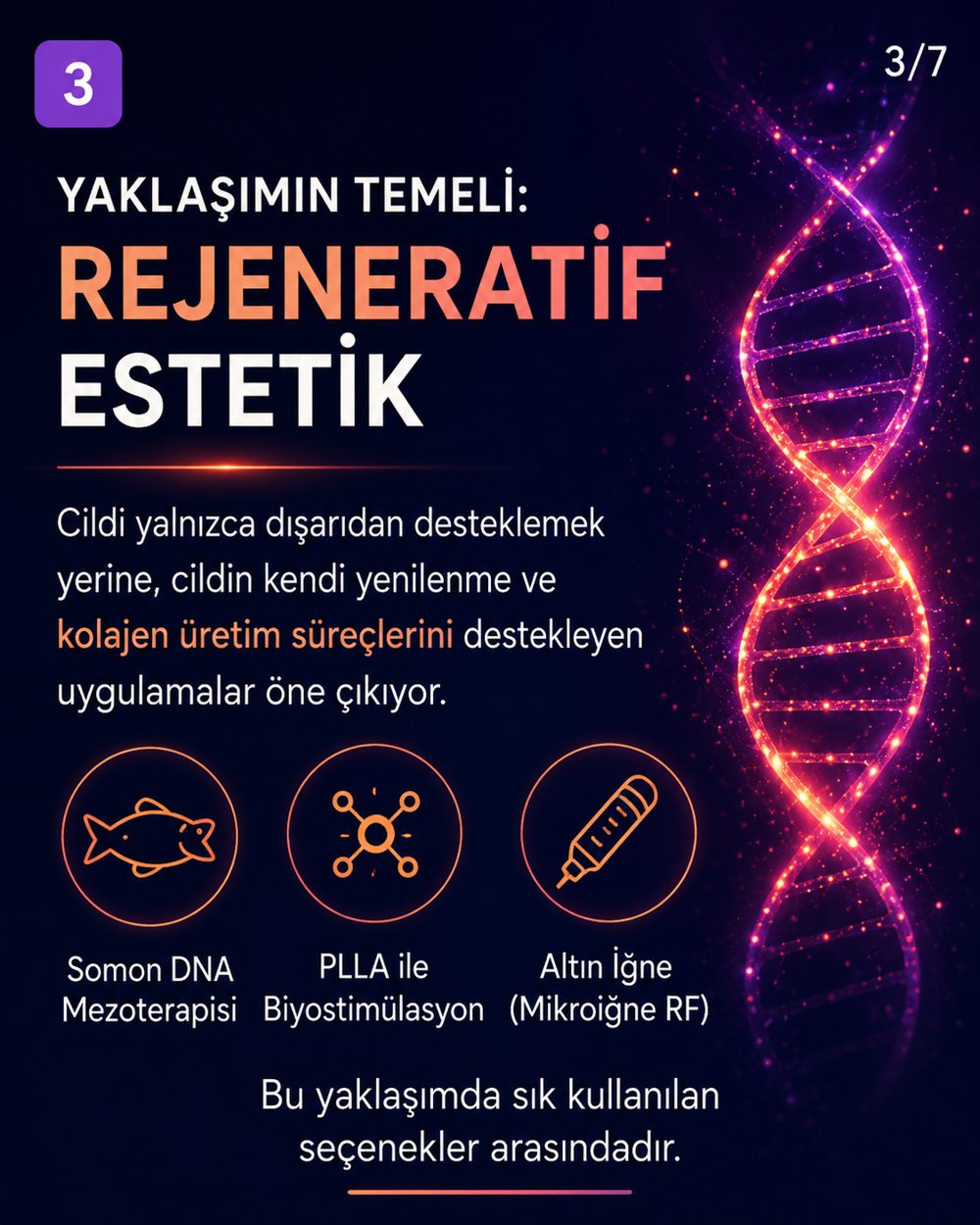 Rejeneratif estetik: cildin kendi yenilenme ve kolajen üretim süreçlerini destekleyen uygulamalar