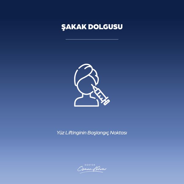 Şakak dolgusu uygulama örneği